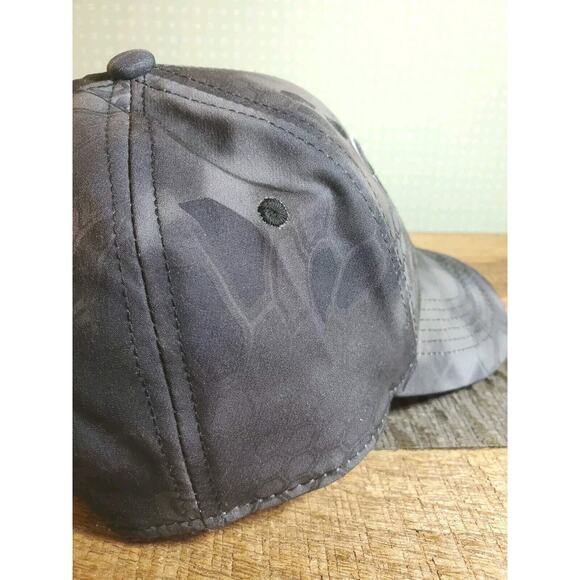 CHEVROLET CHEVY LOGO w USA FLAG KRYPTEK GREY RAID ADJUSTABLE SNAPBACK HAT CAP - Picture 5 of 6